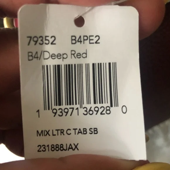 S⭕️LD‼️NWT Coach Tabby Shoulder Bag in Deep Red - Picture 11 of 12